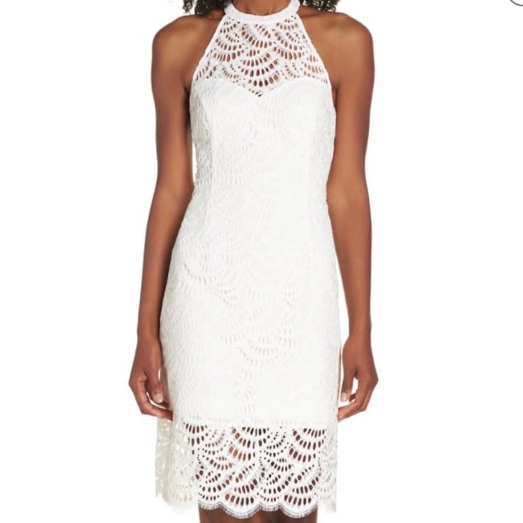 Lilly Pulitzer Kenna Halter Lace Dress Size 2